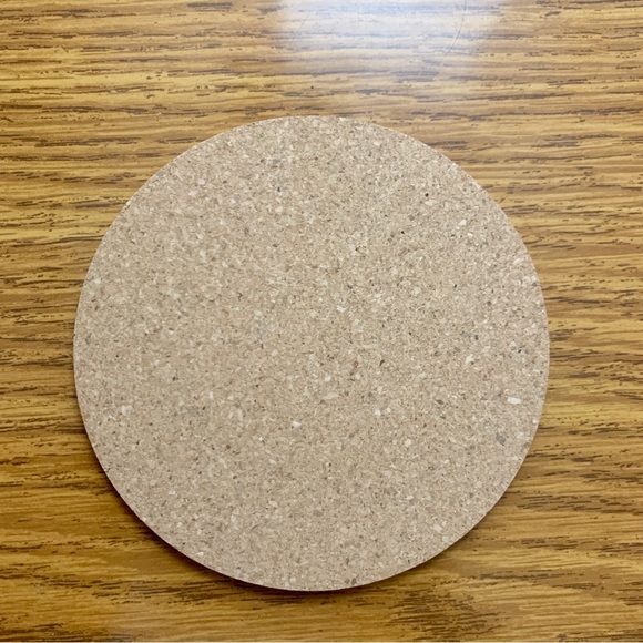 Cowboys Logo Laser Engraved Cork Coaster - Picture 3 of 6